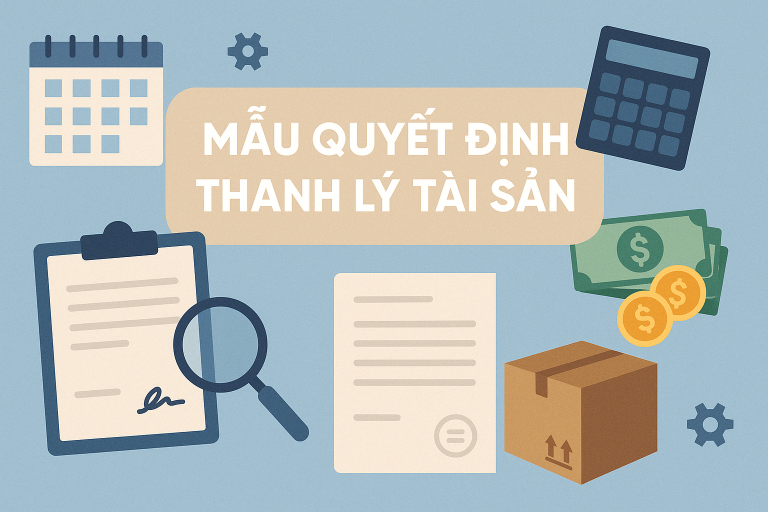 Mẫu quyết định thanh lý tài sản cố định mới nhất 2025