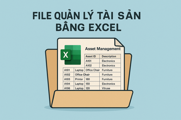 file quản lý tài sản bằng excel