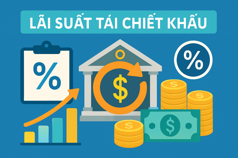 Lãi suất tái chiết khấu là gì? Khác biệt với lãi suất tái cấp vốn thế nào?